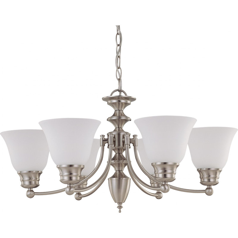 Lustre classique / traditionnel à 6 lumières Charmaine, Non