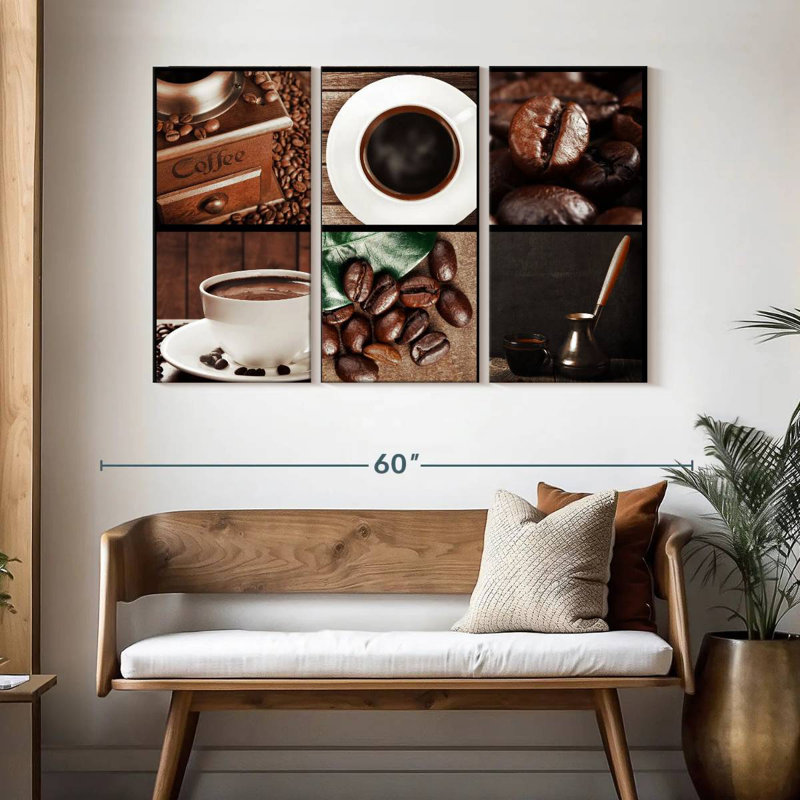 Yarlin Coffee Collage, 32" H x 50" W