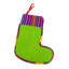 Chaussette de Noël faite à la main