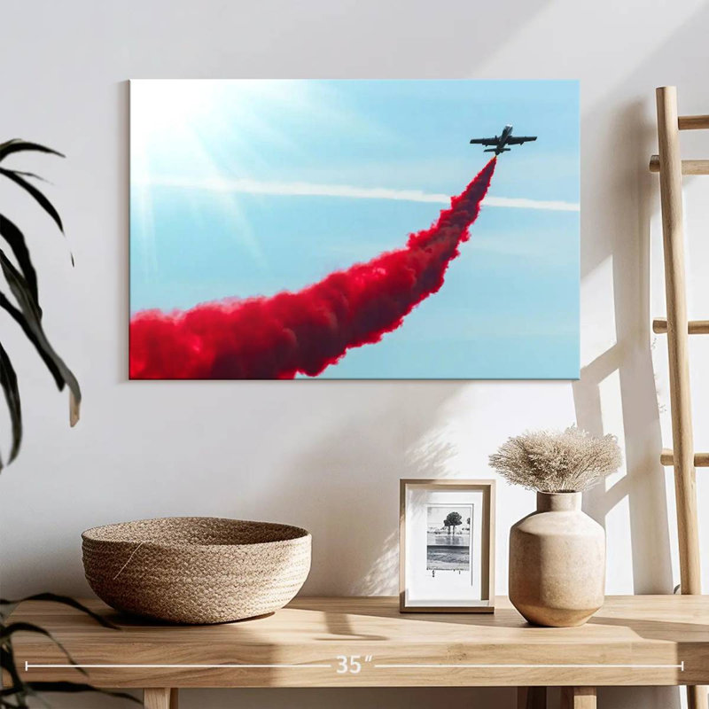 Mehar Airshow Plane, 16" H x 24" W