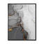 Vagues de marbre gris et orange - peinture sur toile-67232636-67232620
