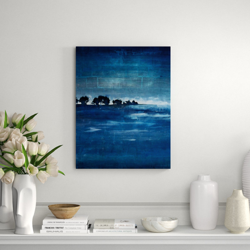 Lakeview Print by Joshua Schicker, 31" H x 24" W x 1.5" D, Image Brush Gel