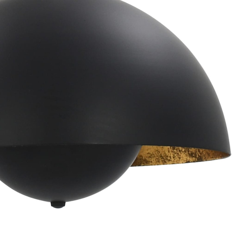 Montez 1 - Light Black Single Pendant, 135cm H  x 40cm W x 40cm D