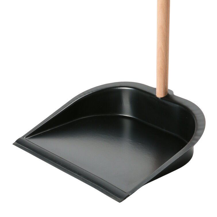 52 in. Blue Long Handle Standing Broom and Dustpan Set NY5288V