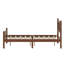 Structure de lit minimaliste de style Shaker-413998664