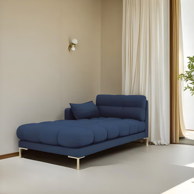 Chaise longue simple en flanelle de style moderne