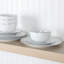 Ensemble de grandes assiettes et bols en porcelaine cuite Martha Stewart Gracie Lane