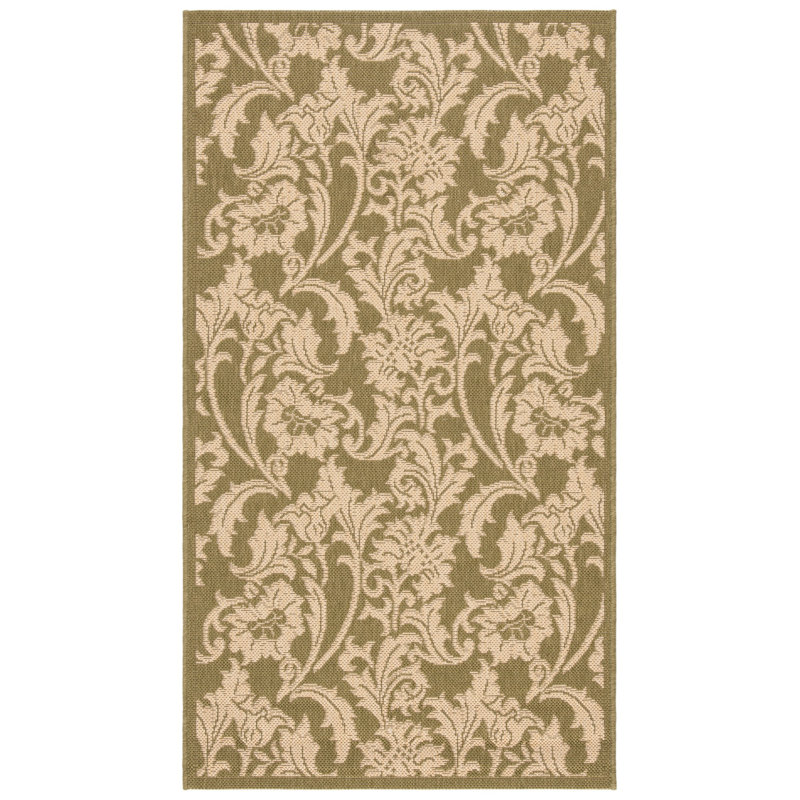 Herefordshire Performance Floral Indoor/Outdoor Area Rug, Rectangle 5'3" x 7'7"