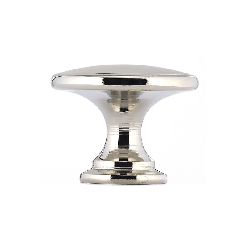 Poignée ronde surdimensionnée de 1 3/4 po de diamètre Expression, Nickel poli