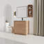 Ensemble de meuble-lavabo autoportant 36 po avec lavabo en céramique et porte de rangement à fermeture douce 36 po-640880258