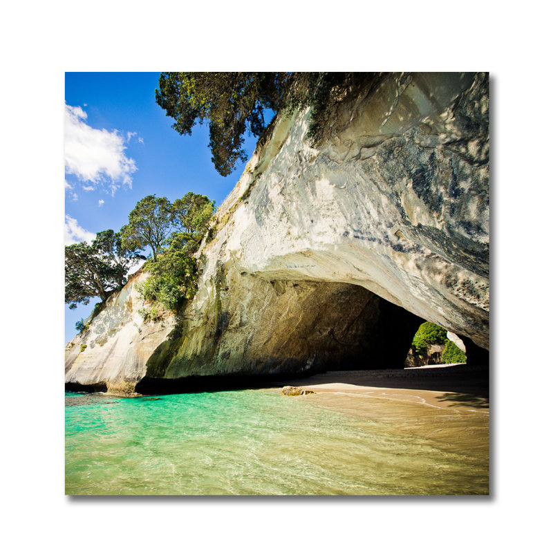 Coastal Cache - Photographie sans cadre, Aluminium, H 36 po x l 36 po x P 1,5 po