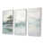 White Floater Framed