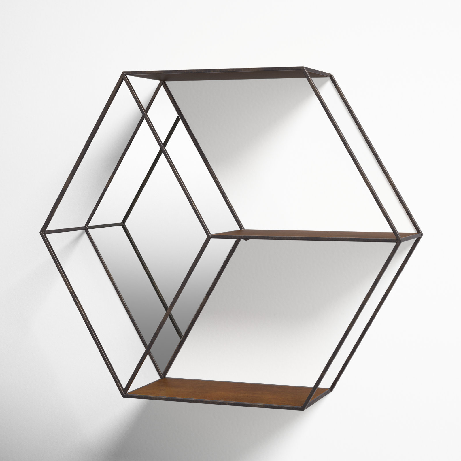 Janna 26" Accent Shelf, Brown