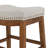 Bar Stools, 24 Inch Fabric Counter Height Bar Stools, Saddle Barstools For Kitchen Island With Nailhead Trim Tufted Button-1384273305-1384273286