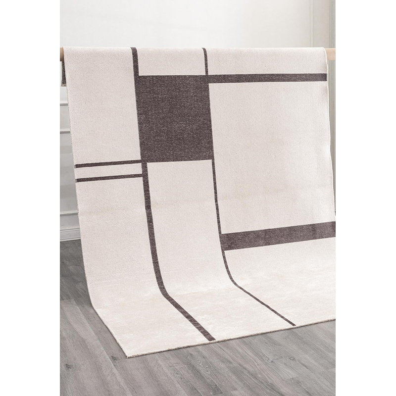 Reekha Geometric Hand Loom Indoor / Outdoor Area Rug, Rectangle 160 x 230cm