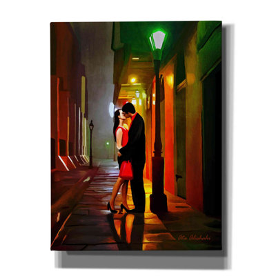 «Kissing Goodnight» par Ata Alishahi, estampe numérique sur toile