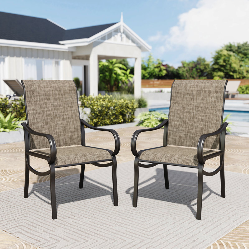 2 chaises de patio pour l'extérieur