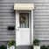 Awntech Charleston Acrylic Fabric Awning with Iron Scroll Arms
