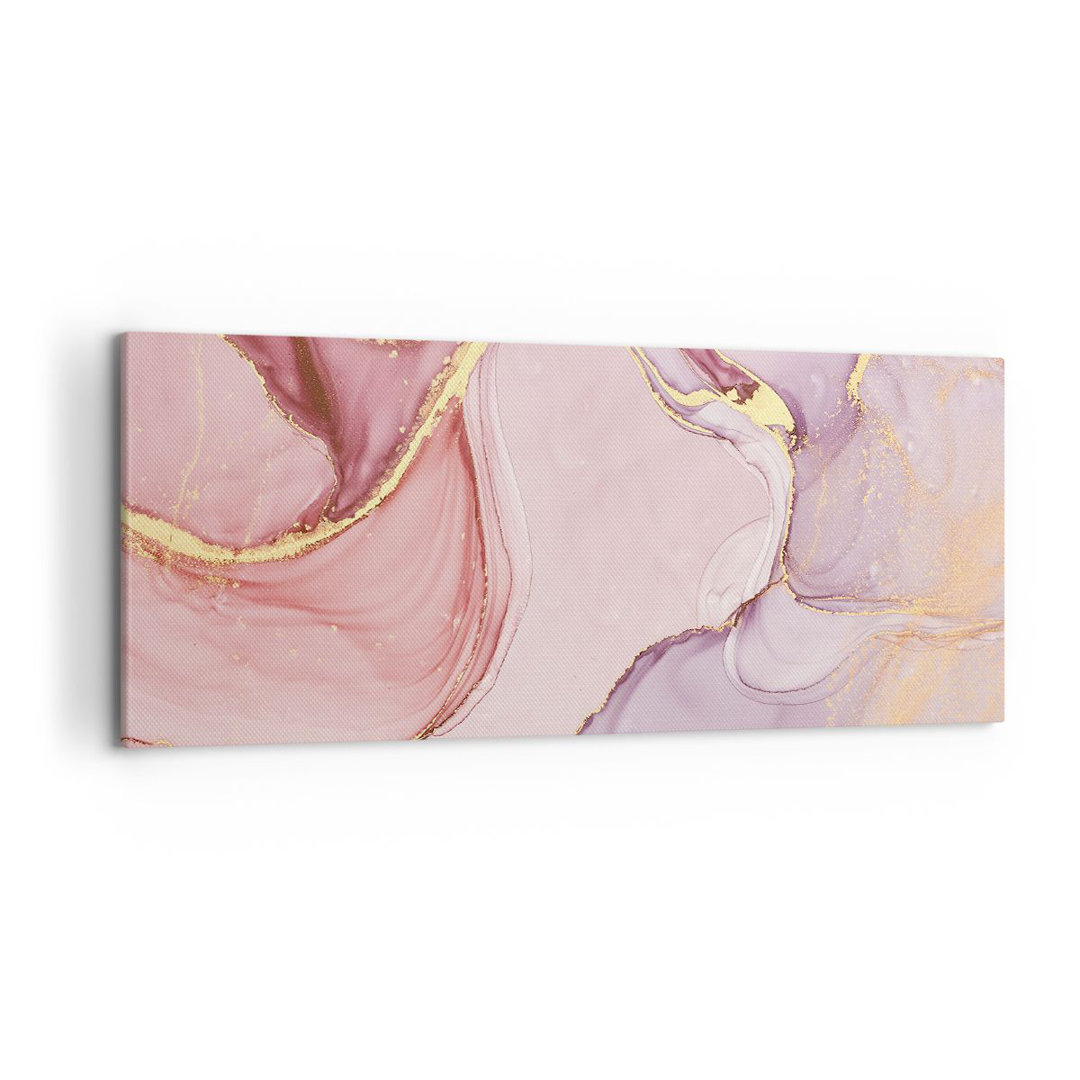 Leinwandbild Abstraction Marble Pink