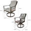 Boruta Patio Dining Set with Round Table , Cushions Included
