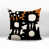 Burnt Orange/Black/Off-White Abstract
