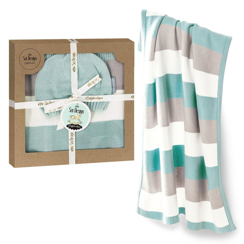 Cotton Baby Blanket, Green