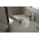 Wescott Vitreous China Circular Undermount Bathroom Sink with Overflow