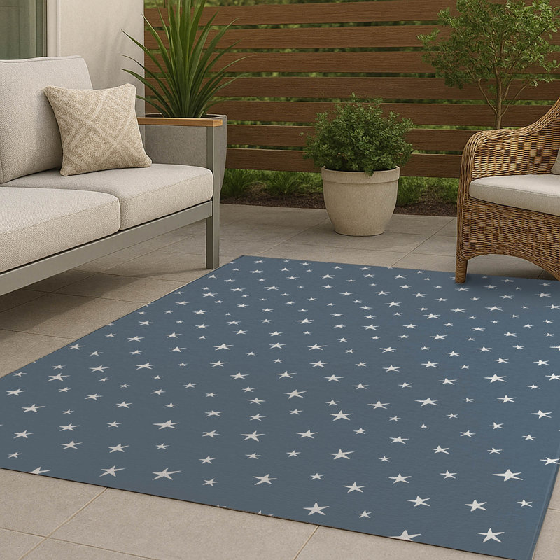Tapis d'extérieur antidérapant Starry Night, Rectangle 4pi x 6 pi