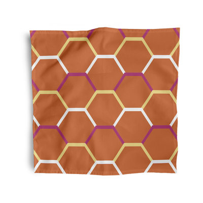 Ladaruis Polyester Geometric Square Napkin