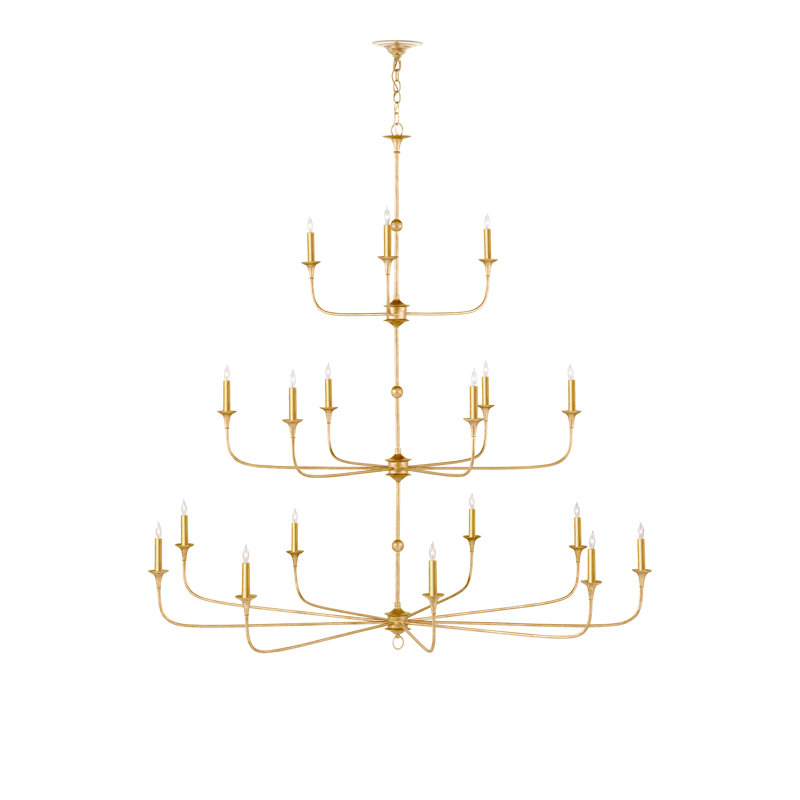 Nottaway 18 - Light Wrought Iron Chandelier