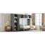 Grand lit escamotable mural avec armoires-107287795