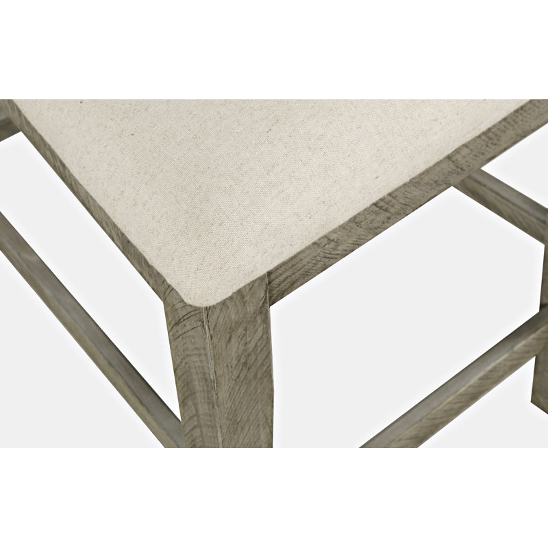 Tabouret de comptoir 24,8 po Maxine, Bois flottant gris