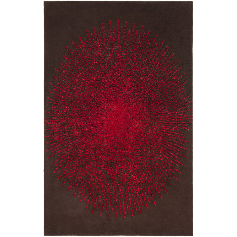 Olivarria Hand-Tufted Wool, Viscose, and Cotton Area Rug