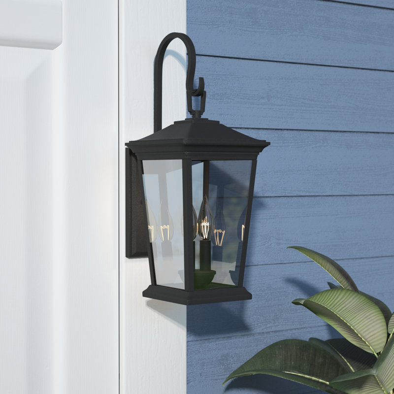 Bromley 2 - Bulb Outdoor Wall Lantern, 20" H x 8" W x 9.8" D