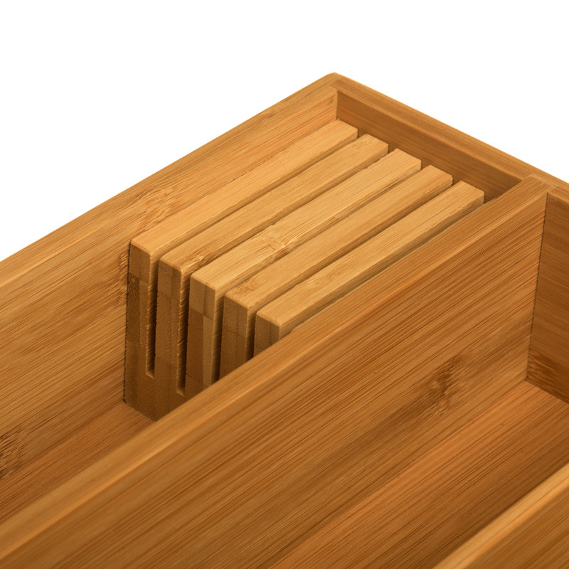 Bamboo Flatware Caddy