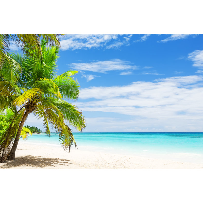 White Sandy Beach par Preto_Perola - Photographie de toile tendue, H 20 po x l 30 po