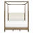 Canopy Bed Queen Brown See Below