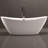 71" x 33" Freestanding Soaking Acrylic Bathtub-73719604