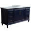 Ensemble de meuble-lavabo de salle de bain simple 61 po Westville-428155876
