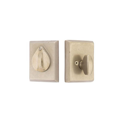 Serrure à pêne dormant cylindrique plat # 3 avec finition bronze noir mat
