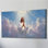 «Jesus Praying Wall Art - Jesus, peinture, décoration murale pour le salon, impressions encadrées d'art chrétien pour la chambre à coucher, toile tendue encadrée, 20 po x 40 po