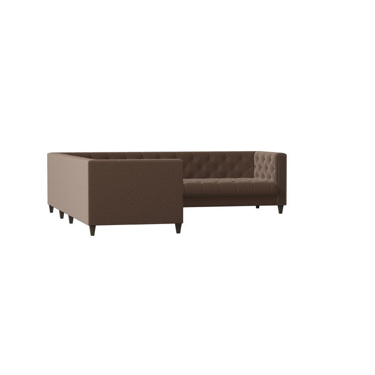 Kimmy Upholstered L-Shaped Sectional Left Hand Facing