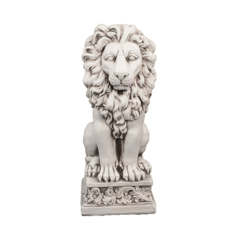SMALL LION 61cm Antique Stone Effect