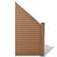 Padula 7386cm H x 11142cm W Brown Composite Fence Panels