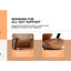 Chaise de bureau rotative réglable avec repose-pieds