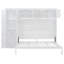 Grand lit escamotable mural avec armoires, grand
