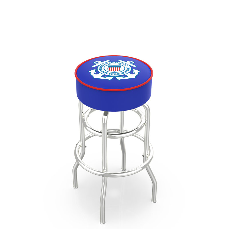 US Military Swivel Counter & Bar Stool, United States Coast Guard, Bar Stool (30" Seat Height)