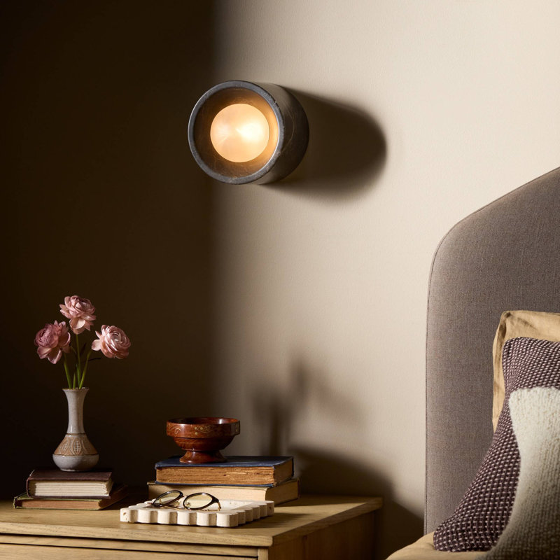 Fargo Sconce-Brown Italian Marble