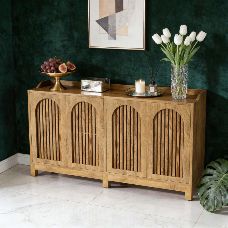 Buffet avec portes et volets réglables