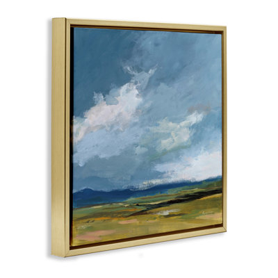 «August Storm Landscape», art mural sur toile flottante par Pamela Munger
